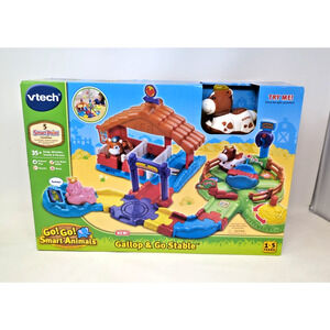 BRAND NEW VTech Go Go Smart Animals Gallop & Go Stable Complete With Helen Horse